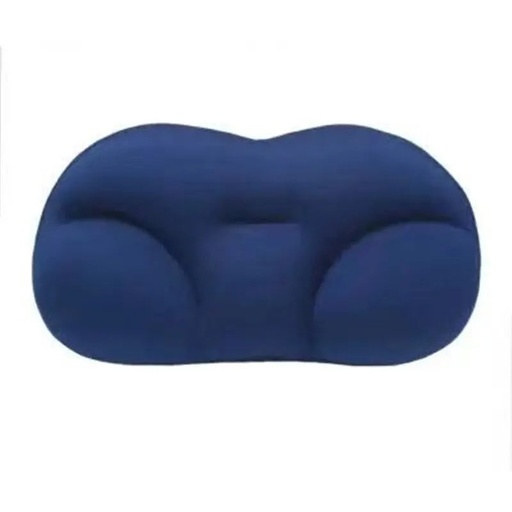 [200003916] Xparata™ All-round Egg Shaped Cloud Pillow Soft Bed Pillow Nursing Pillow 3D Ergonomic Sleeping Memory Foam Egg Shaped Ergonomic Pillows (Dark Blue / 40x25x10cm)