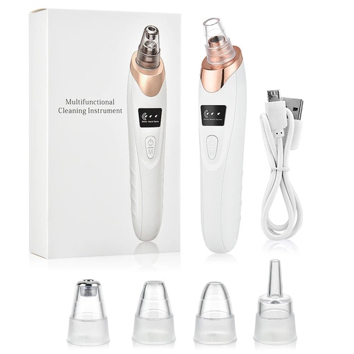 [366816bc-63c6-4a13-839a-e8fb709f3606] Blackhead Remover Vacuum Electric Nose Beauty Face Deep Cleansing Skin Care Vacuum Black Spots Acne Pore Cleaner Pimple Tool (Type2)