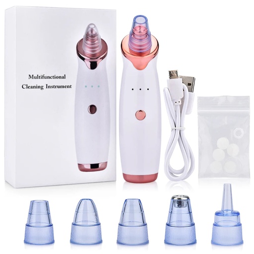 [815bd681-09f3-4091-9363-c72dade9f49f] Blackhead Remover Vacuum Electric Nose Beauty Face Deep Cleansing Skin Care Vacuum Black Spots Acne Pore Cleaner Pimple Tool (Type1)
