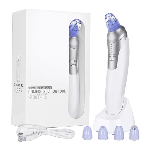 [53d731ca-8079-4424-9803-43bcdfd3207e] Blackhead Remover Vacuum Pore Cleaner Comedo Microdermabrasion Face Pore Cleaning Blackhead Suction Machine USB Rechargeable